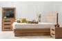 Κρεβάτι Norma φυσικού ξύλου BED-0186-0014 Efdeco Image 2