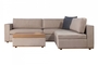 Γωνιακός καναπές Cozy Μόκα COR-0260-00012 Efdeco Image 4