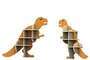 Παιδική επιδαπέδια ραφιέρα Dinosaur KID-0888-0105 Efdeco