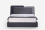Ντυμένο κρεβάτι Daily fabric γκρι BED-0260-0058 Efdeco Image 2