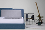 Ντυμένο κρεβάτι Daily fabric μπλε BED-0260-0059 Efdeco Image 2