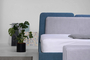 Ντυμένο κρεβάτι Daily fabric μπλε BED-0260-0059 Efdeco Image 3