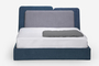 Ντυμένο κρεβάτι Daily fabric μπλε BED-0260-0059 Efdeco Image 6