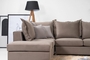 New York Corner Sofa - Elephant COR-0088-0103 Efdeco Image 4