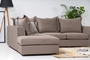 New York Corner Sofa - Elephant COR-0088-0103 Efdeco Image 3