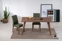 North, melamine wood dining table (160 cm) TAB-0888-00671 Efdeco Image 4