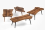 Τραπεζάκι σαλονιού Masif καρυδιά 07 COF-0888-0105 Efdeco Image 2