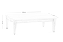 Brenda, Natural Wood Coffee Table COF-0200-0063 Efdeco Image 3