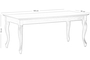 Τραπέζι Assisi φυσικού ξύλου TAB-0888-0026 Efdeco Image 7