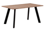 Τραπέζι Κουζίνας Baxter 120x70x75εκ. Sonoma/Βαφή Μαύρη TAB-0146-00341 Efdeco