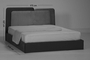 Ντυμένο κρεβάτι Daily fabric λαδί BED-0260-0060 Efdeco Image 8