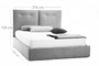 Ντυμένο κρεβάτι Billy BED-0213-0055 Efdeco Image 4