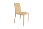 Chair upholstered in synthetic leather (Ecru) C130305 Efdeco
