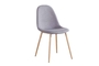 CELINA Chair, Metallic Natural, Gray Fabric CHA-0146-0141 Efdeco