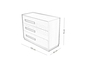 Norma, natural wood dresser DRA-0186-0003 Efdeco Image 3