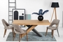 Τραπέζι Pesaro 2 φυσικού ξύλου TAB-0360-0056 Efdeco Image 8