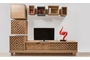 Rustic, natural wood composition CMP-0360-0020 Efdeco