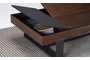 Cartellina, Dark Walnut Coffee Table COF-0360-0138 Efdeco Image 10