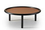 Σετ τραπεζάκια σαλονιού Round Base Black COF-0937-0035 Efdeco Image 4