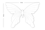 Καθρέφτης Butterfly MIR-0658-0025 Efdeco Image 2