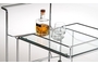 Γυάλινο Τρόλεϊ Μπαρ Glass μαύρο 66x45x83 εκ SMF-0888-00031 Efdeco Image 7