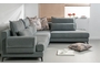 Σαλόνι Γωνία Perla Μπλέ COR-9107-00591 Efdeco Image 4