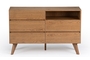 Fire, natural wood dresser DRA-0186-0008 Efdeco Image 2