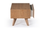 Fire, natural wood bedside table COM-0186-0008 Efdeco Image 2
