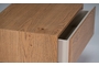 Fire, natural wood bedside table COM-0186-0008 Efdeco Image 4