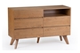 Fire, natural wood dresser DRA-0186-0008 Efdeco