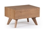 Fire, natural wood bedside table COM-0186-0008 Efdeco
