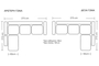 Montana Corner Sofa Cappuccino COR-0088-0215 Efdeco Image 4