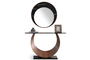 Cali Walnut Κονσόλα με Καθρέφτη CON-0935-0006 Efdeco Image 4