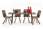 Walnut wood dining table SPENCER Efdeco Image 2