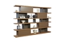 View, natural wood bookcase LIB-0186-0017 Efdeco