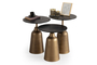 Loft Brass Bottle Σετ Βοηθητικών Τραπεζιών SMF-0935-0029 Efdeco