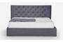 Ντυμένο κρεβάτι Love γκρι BED-0213-0057 Efdeco Image 3