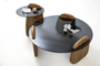 Βοηθητικό τραπεζάκι σαλονιού Markiz Oak SMF-935-0003 Efdeco Image 6