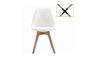 Καρέκλα Martin PP Λευκό (Ξύλινο πόδι) CHA-0146-0133 Efdeco