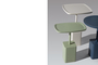 Σετ τραπεζάκια σαλονιού Oval Base SMF-0937-0010 Efdeco Image 5