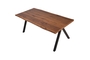 Walnut wood dining table MIKE Efdeco Image 2