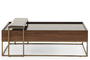 Coffee Table Crown Brass COF-0935-0037 Efdeco Image 2