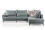Σαλόνι Γωνία Perla Μπλέ COR-9107-00591 Efdeco Image 7
