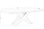 Τραπέζι Pesaro 2 φυσικού ξύλου TAB-0360-0056 Efdeco Image 10