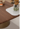 Coffee Table Bueno Brass White COF-0935-0043 Efdeco Image 3