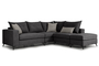 Γωνιακός καναπές Rio Ανθρακί COR-0088-0797 Efdeco