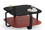 coffee table royal red square COF-0935-0022 Efdeco Image 4