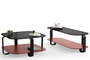 coffee table royal red square COF-0935-0022 Efdeco Image 2
