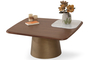 Coffee Table Bueno Brass White COF-0935-0043 Efdeco