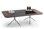 Τραπεζάκι σαλονιού Diamond Walnut & Black COF-0935-0093 Efdeco
